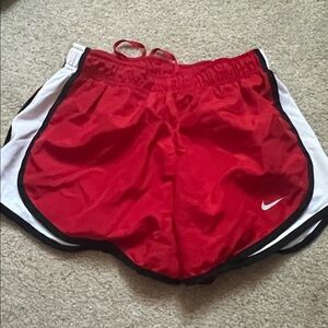 Nike Women's Red Athletic Shorts